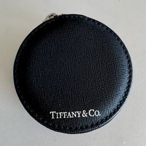 Tiffany & Co. Black Leather Travel Jewelry Box